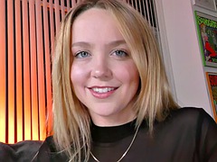 Leie, Tussi, Blondine, Vollbusig, Süss, Pov, Realität, Schlampe