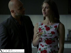 In den arsch, Arsch, Tussi, Blondine, Blasen, Papi, Aufs gesicht abspritzen, Lingerie