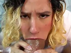 Leie, Spermaladung, Kehlenfick, Hd, Selbstgemacht, Latina, Pov, Nass