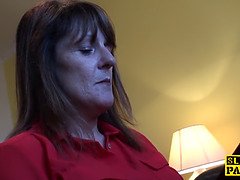 イギリス人, バック, お婆さん, 熟年, 自然山雀, ラフ, ヤリマン, ストッキング