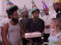 Coco Lovelock's Big Black Cock Birthday Surprise