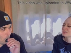 Amateur, Cul, Grosse bite, Éjaculation interne, Massage, Petite femme, Chatte, Rugueux