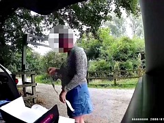 Amateur, Travestis, Robe, Homosexuelle, Lingerie, De plein air, Public