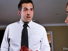 69 negenenzestig, Amerikaans, Slaapkamer, Lul, Harig, Likken, Moeder die ik wil neuken, Roodharige vrouw