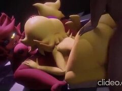 デカ尻, デカチン, デカパイ, 巨乳な, バック, なめる, オマンコ, 三人