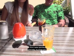 Amateur, Grosse bite, Allemand, Public, Chatte, Réalité, Plan cul à trois, Serré