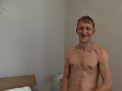 Leie, Spermaladung, Schwanz, Schmutzig, Schwul, Behaart, Handjob, Muskel