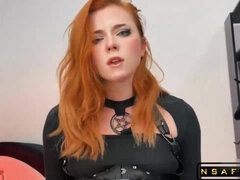 Gothic Girl Deep Sucking and Doggy Fucki