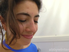 Amateur, Salle de bains, Poilue, Insertion, Naturelle