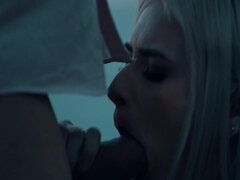Beauté, Blonde, Sucer une bite, Tir de sperme, Hd, Petite femme, Adolescente, Nénés