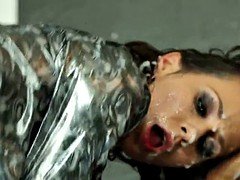 Viele männer bespritzen eine frau, Weibliche domination, Schwanzloch, Lesbisch