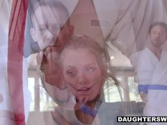 イく瞬間, バック, グループ, ハードコア, なめる, 赤毛, 剃毛, タトゥー