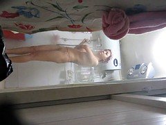 Friend's roomate shower voyeur