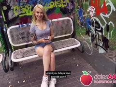 Enthousiasteling, Blond, Duits, Hardcore, Hd, Buiten, Gezichtspunt, Realiteit