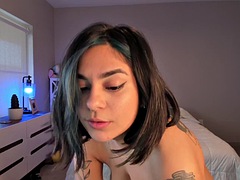 Amateur, Rondelette, Souple, Fille latino, Mexicainne, Mamelons, Nénés, Webcam