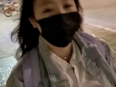 Leie, Asiatisch, Grosse titten, Chinesisch, Öffentlich, Titten