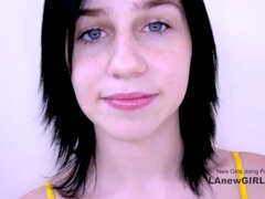 18 jahre, Leie, Vorstellungsgespräch, Grosser schwanz, Blasen, Sperma im mund, Pov, Jungendliche (18+)