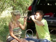 Freund, Deutsch, Reif, Milf, Mutti, Natürlichen titten, Verführt, Stiefmutter