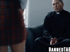 Gia Derza's sanctified church altar gangbang