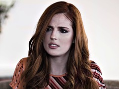 Redhead stepmom fucked in hairy pussy by dirty stepson