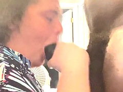 素人, ぽっちゃり, 黒人, 黒人, 異人種間, なめる, 熟年, オッパイの