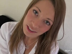 Braunhaarige, Aufs gesicht abspritzen, Hd, Piercing, Pov, Rasiert, Tätowierung, Titten