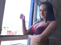 Grosser arsch, Braunhaarige, Fingern, Klaffend, Lingerie, Pov, Rasiert, Solo