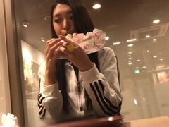 18 ans, Asiatique, Cul, Sucer une bite, Hard, Petite femme, Adolescente, Nénés