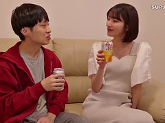 Asiatique, Nana, Sucer une bite, Tir de sperme, Hard, Japonaise, Masturbation, Solo
