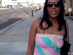 WCPClub wonderful ebony Takes on BBC and internal cumshot