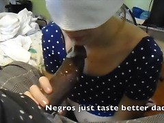Arsch, Schwarz, Besamung, Schwanz, Interrassisch, Mutti, Ablutschen, Titten