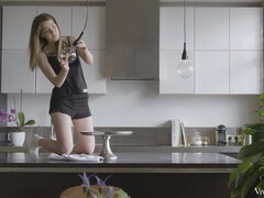 Kont, Lesbisch, Likken, Kut duiken, Tiener, Tieten likken