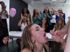 18, デカチン, ブロンド, 茶髪の, ダンス, グループ, オージー, ティーン