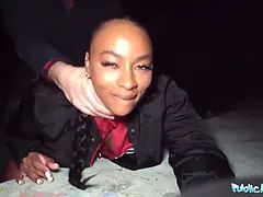 Public agent - french ebony stunner loved getting screwed during hard xxx