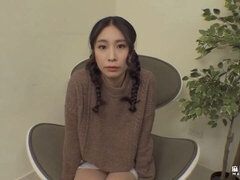 18, アジア人, ベッドルーム, デカ尻, フェラチオ, 茶髪の, 自然山雀, オッパイの