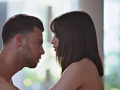 Erotic couple igniting their passion