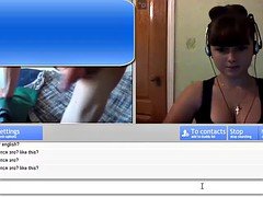 Naakte man aangeklede vrouw, Flashing, Masturbatie, Russisch, Bekijker