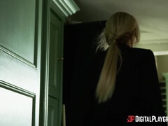 Blondine, Britisch, Büro