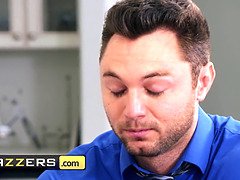 Grote lul, Pijpbeurt, Bruinharig, Man die toekijkt, Zwart, Interraciaal, Moeder die ik wil neuken, Monster