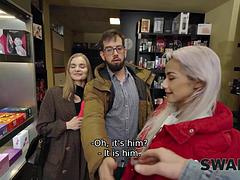 SWAP4K. Veronica Leal seduced a young bisexual chick and her boyfriend was cuckolding