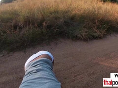 Asiático, Verga grande, Polla, Sexo duro, Al aire libre, Pequeña, Pov, Flaco