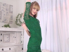 Britisch, Klaffend, Behaart, Absätze, Lingerie, Strümpfe, Vintage