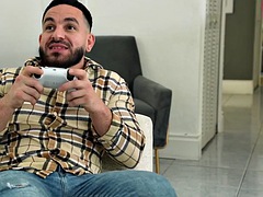 Leie, Tussi, Grosser schwanz, Spermaladung, Fetisch, Spiele, Gruppe, Flotter dreier