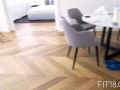 Fit18 - 6 Feet Tall Model Gives In To Agent