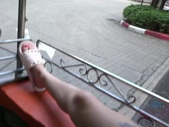 Anal, Papa, Pieds, Doigter, Branlette thaïlandaise, Petite amie, Pov, Rasée
