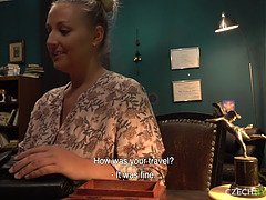 Leie, Grosse titten, Blondine, Blasen, Vollbusig, Spermaladung, Tschechisch, Fetisch