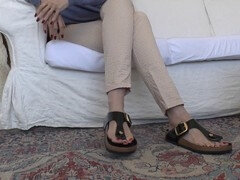 Leie, Europäisch, Füsse, Deutsch, Reif, Milf, Solo, Elasthan