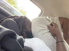 Arsch, Auto, Weibliche domination, Im freien, Rau