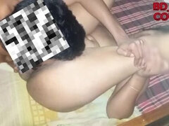 Desi Village Girl Face Fucked Hard in Missionary & Doggy - Bangla Couple Sex