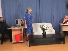 Blondine, Süss, Aufs gesicht abspritzen, Frau, Hd, Büro, Sekretärin, Flotter dreier